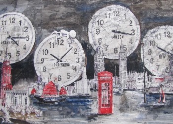Time Flies Series Original Paintings