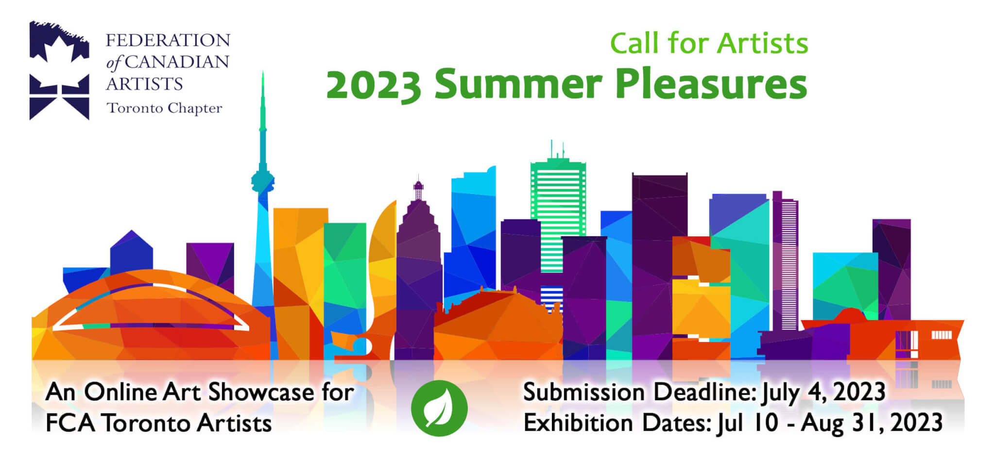 2023 Summer Pleasures Call for Entry poster